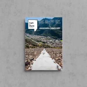 Portada de L'Art de Viure Andorra núm. 103 amb el projecte «Longitud sense amplada» d'Andorra Land Art.